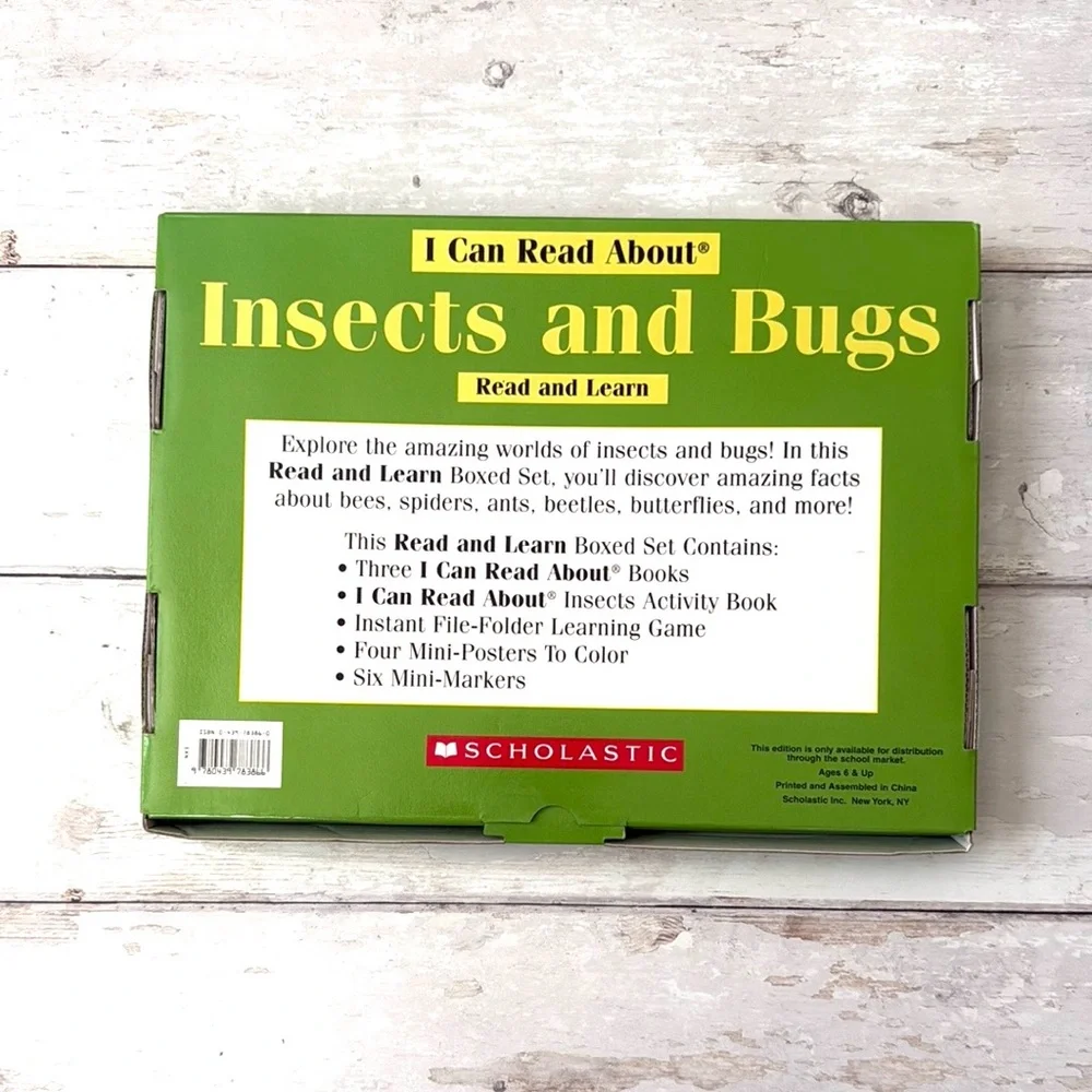 Insects and Bugs Learning Read & Learn Educational Homeschool Unit Game Set NEW